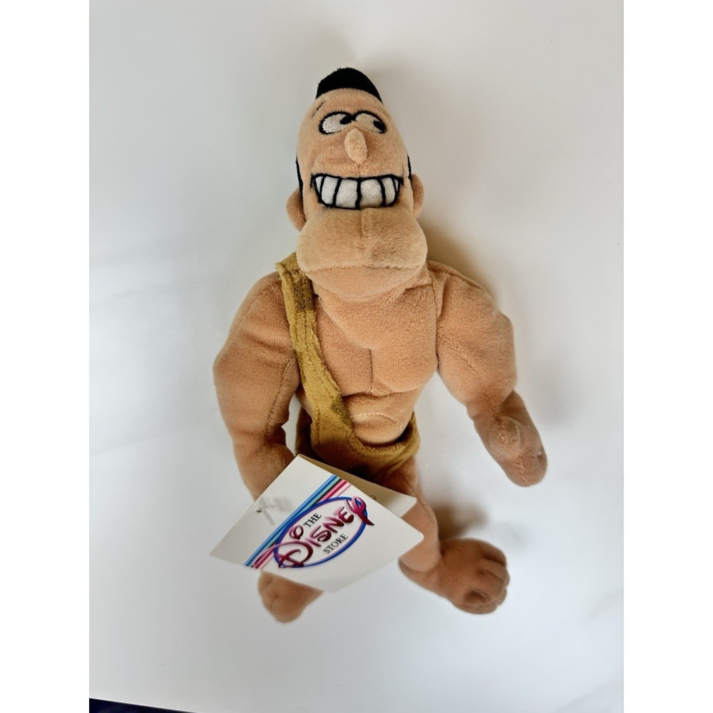Vintage Disney Store New Mini Bean Bag George of the Jungle Plush Doll Toy